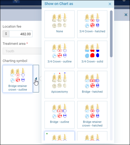 Configuring Charting Symbols | Dentrix Ascend