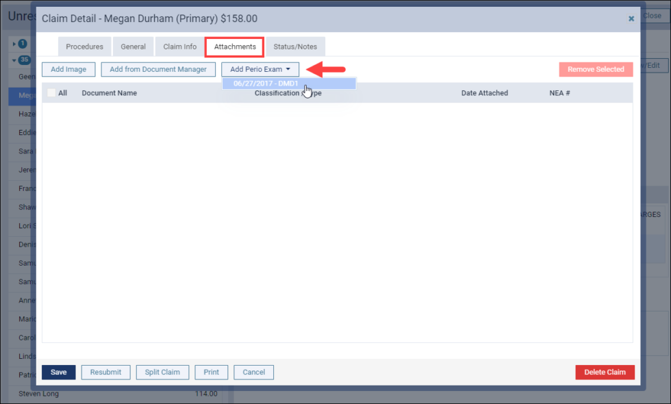 Resolving and Resubmitting Insurance Claims Dentrix Ascend