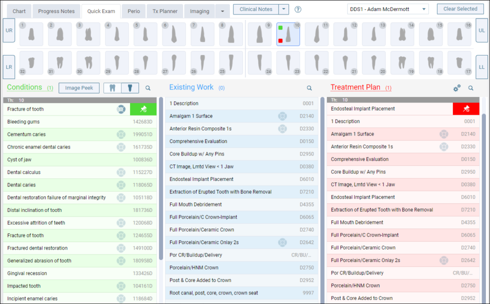 Using the “Treat and Complete” Feature Dentrix Ascend